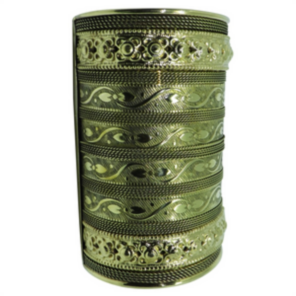 Gold Textured Cuff Bracelet NWOT